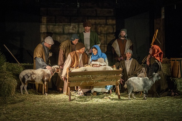 Live nativity scene